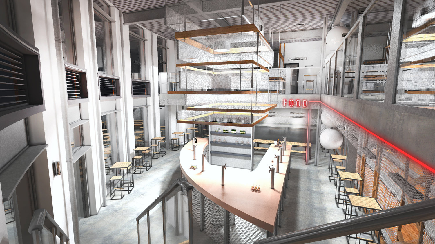 Mulberry Walk Bar - architectural project by JAB Design